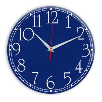 Настенные часы Ideal 915 синий темный