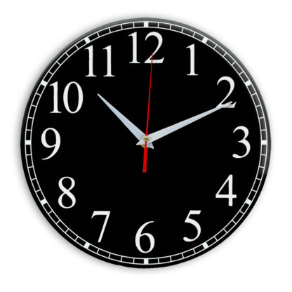 Настенные часы Ideal 916 черные