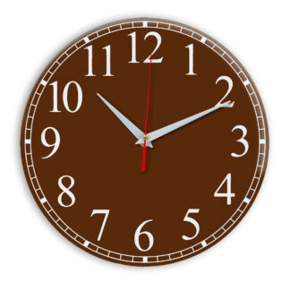 Настенные часы Ideal 916 коричневый