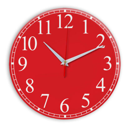 Настенные часы Ideal 916 красный