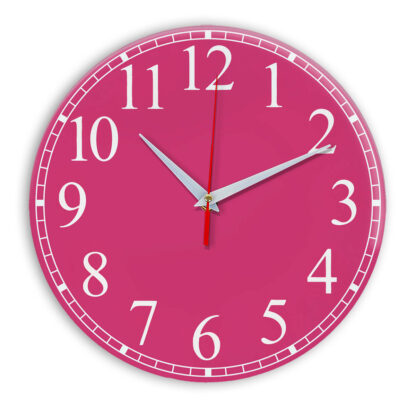 Настенные часы Ideal 916 розовые