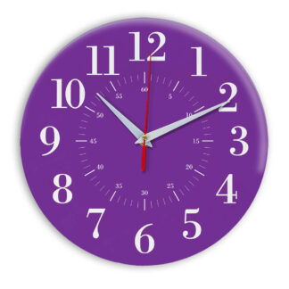 Настенные часы Ideal 917 фиолетовые