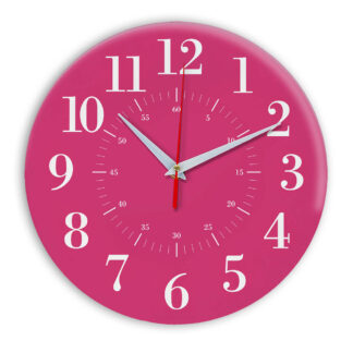Настенные часы Ideal 917 розовые