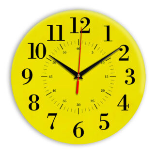 Настенные часы Ideal 917 желтые