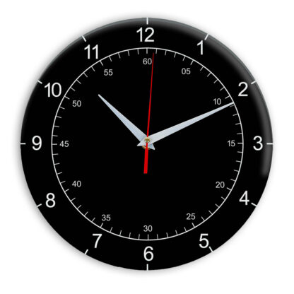 Настенные часы Ideal 918 черные