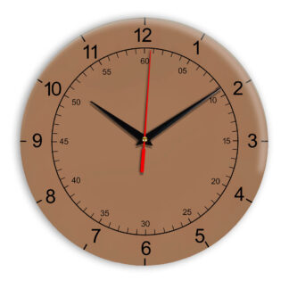 Настенные часы Ideal 918 коричневый светлый