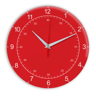 Настенные часы Ideal 918 красный