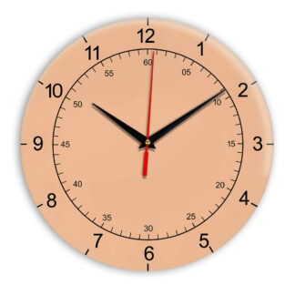 Настенные часы Ideal 918 оранжевый светлый