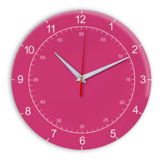 Настенные часы Ideal 918 розовые