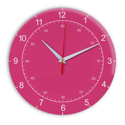 Настенные часы Ideal 918 розовые