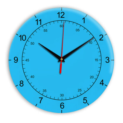 Настенные часы Ideal 918 синий светлый