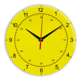 Настенные часы Ideal 918 желтые