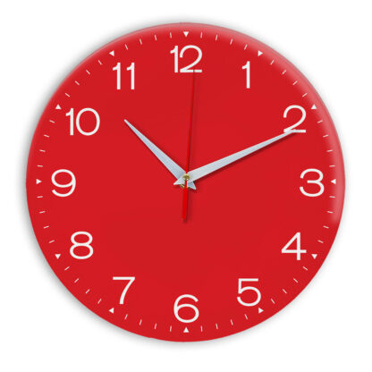 Настенные часы Ideal 919 красный