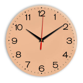 Настенные часы Ideal 919 оранжевый светлый