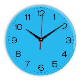 Настенные часы Ideal 919 синий светлый