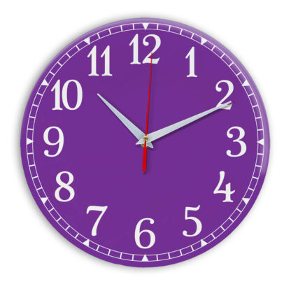 Настенные часы Ideal 920 фиолетовые