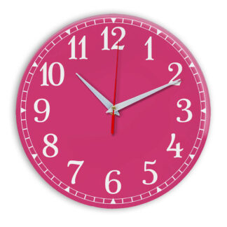 Настенные часы Ideal 920 розовые