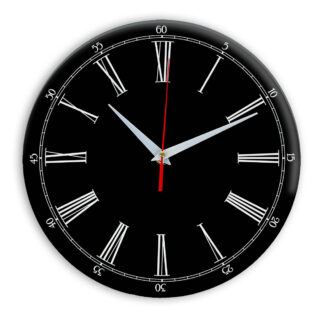 Настенные часы Ideal 921 черные