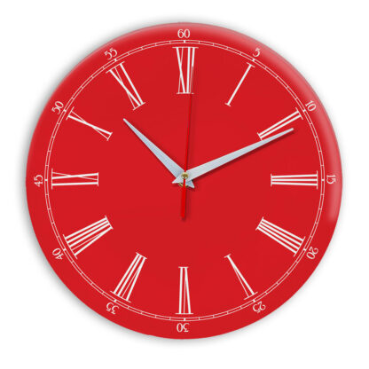 Настенные часы Ideal 921 красный