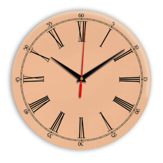 Настенные часы Ideal 921 оранжевый светлый