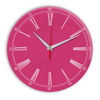 Настенные часы Ideal 921 розовые