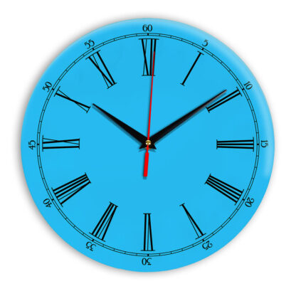 Настенные часы Ideal 921 синий светлый