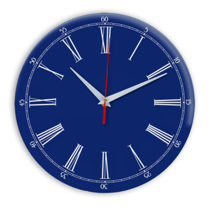 Настенные часы Ideal 921 синий темный