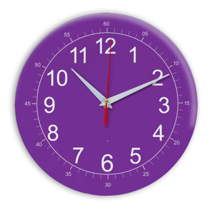 Настенные часы Ideal 922 фиолетовые