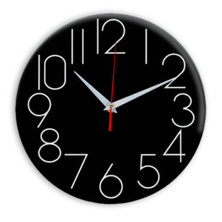 Настенные часы Ideal 923 черные