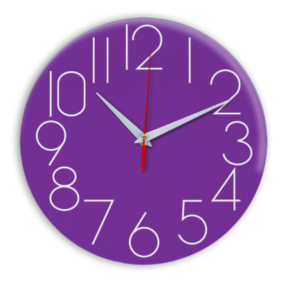 Настенные часы Ideal 923 фиолетовые