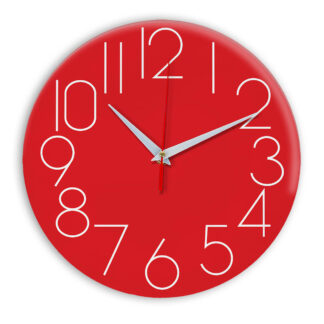 Настенные часы Ideal 923 красный