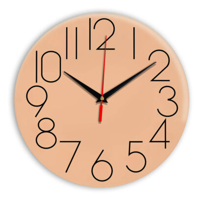 Настенные часы Ideal 923 оранжевый светлый