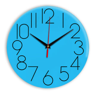 Настенные часы Ideal 923 синий светлый