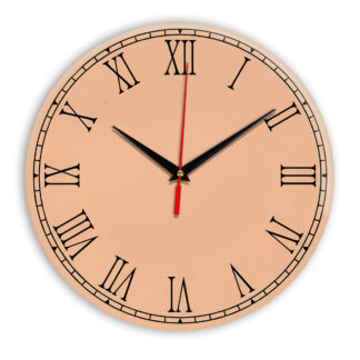 Настенные часы Ideal 924 оранжевый светлый