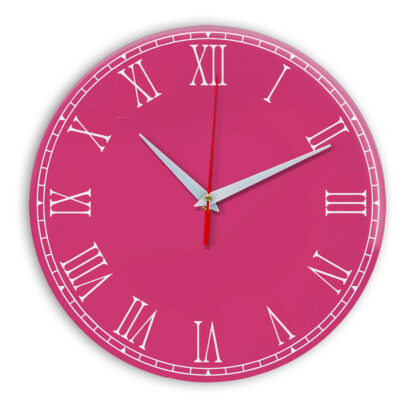 Настенные часы Ideal 924 розовые
