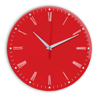 Настенные часы Ideal 925 красный