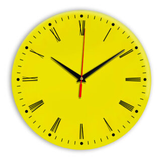 Настенные часы Ideal 925 желтые