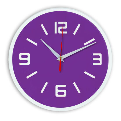 Настенные часы Ideal 926 фиолетовые