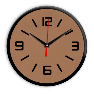 Настенные часы Ideal 926 коричневый светлый
