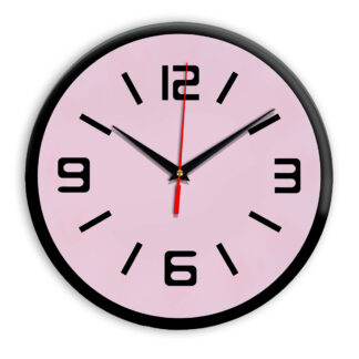 Настенные часы Ideal 926 розовые светлый
