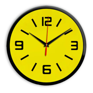 Настенные часы Ideal 926 желтые