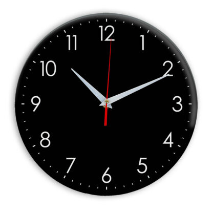 Настенные часы Ideal 927-1 черные