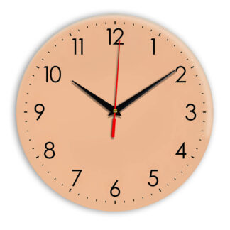 Настенные часы Ideal 927-1 оранжевый светлый