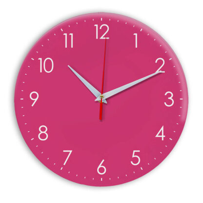 Настенные часы Ideal 927-1 розовые