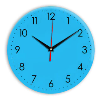 Настенные часы Ideal 927-1 синий светлый