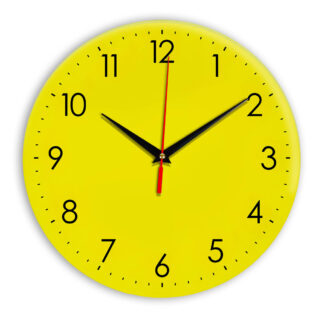 Настенные часы Ideal 927-1 желтые