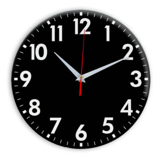 Настенные часы Ideal 927 черные