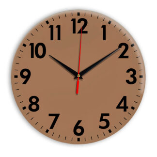 Настенные часы Ideal 927 коричневый светлый