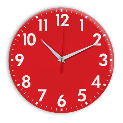 Настенные часы Ideal 927 красный
