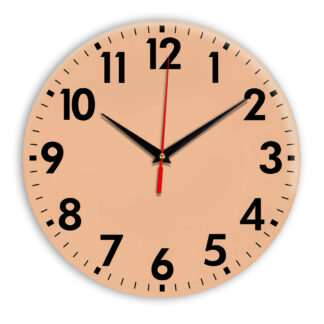 Настенные часы Ideal 927 оранжевый светлый